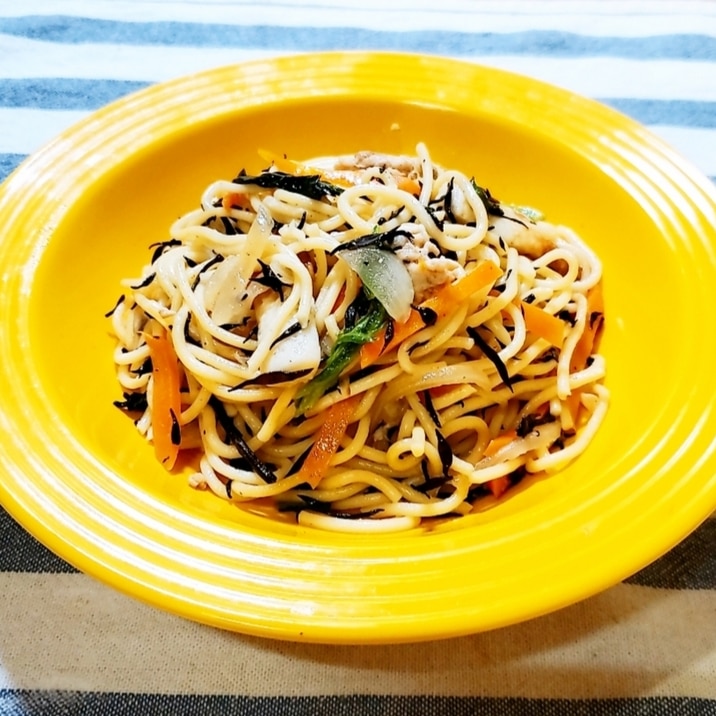 鉄分取れる和風パスタ